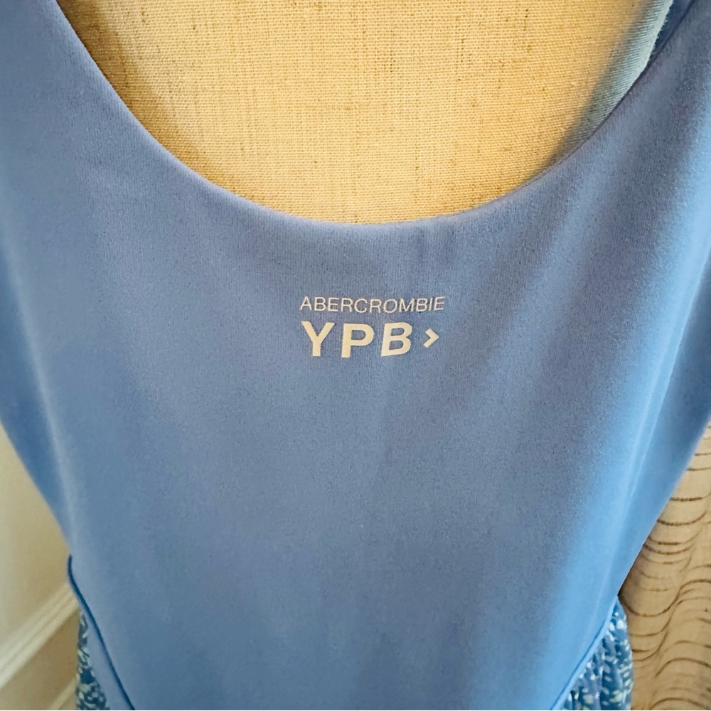 Abercrombie Kids YPB Periwinkle Blue Mesh Mini Dress w Shorts Sz. 11/12 - Picture 13 of 14